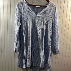 Blue Island beach cover up